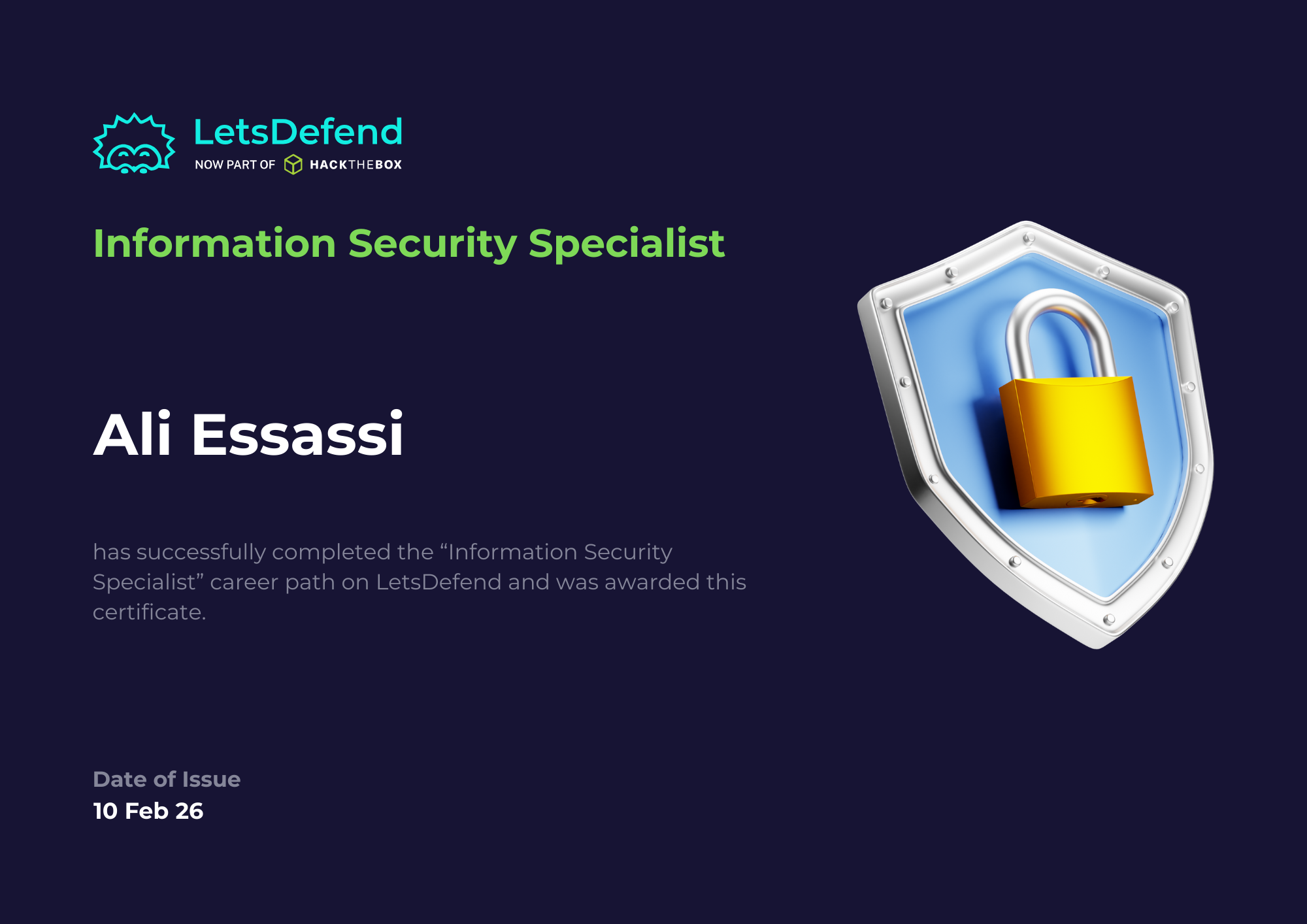 Information Security Specialist